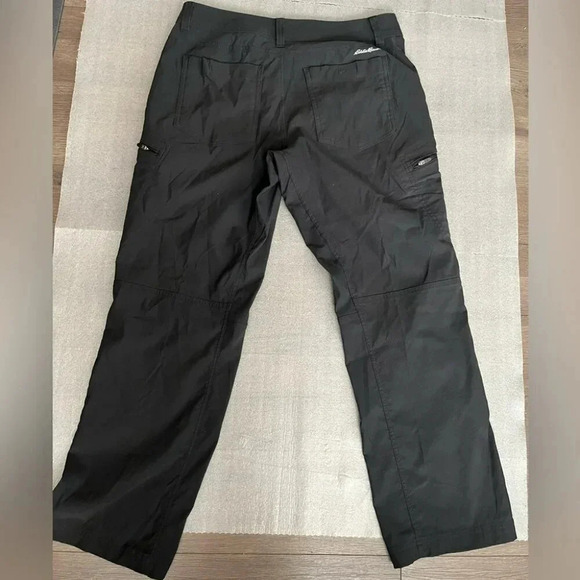 [34*30]Eddie Bauer First Ascent Black Pro Hiking Outdoor Pants 6 Pockets - Picture 4 of 8